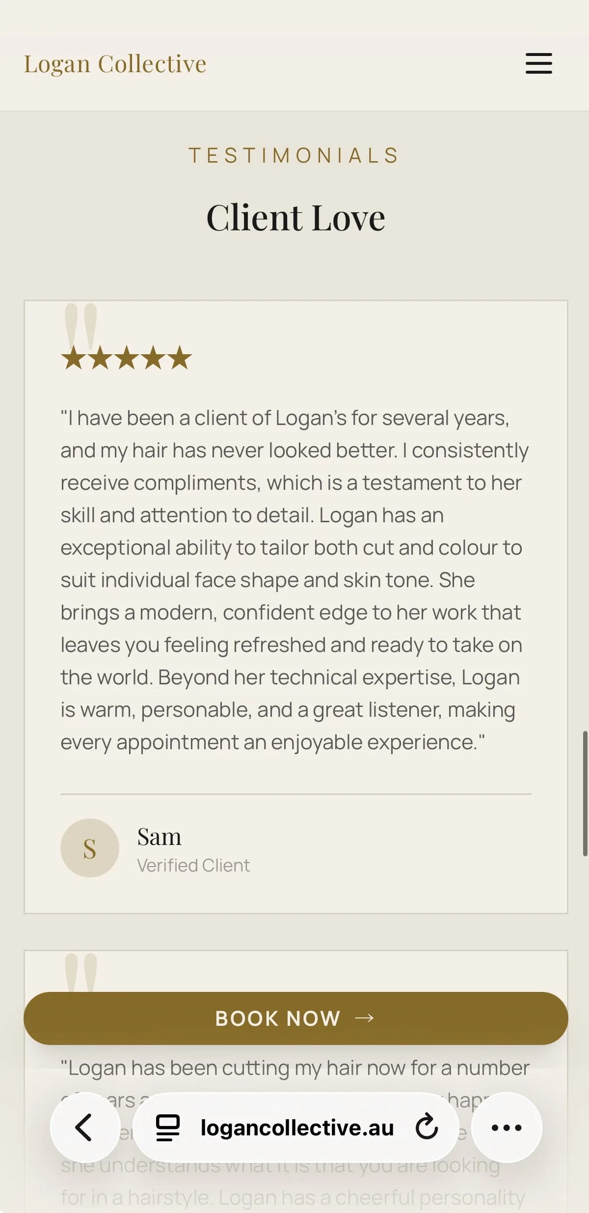 Logan Collective Mobile
