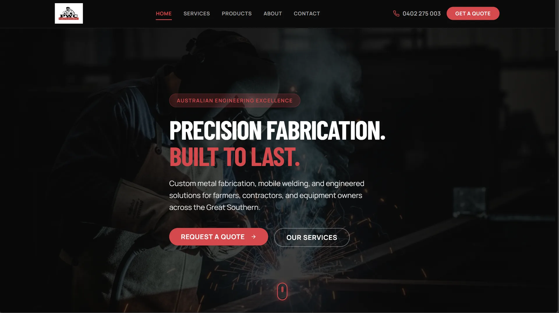 PWC Engineering website
